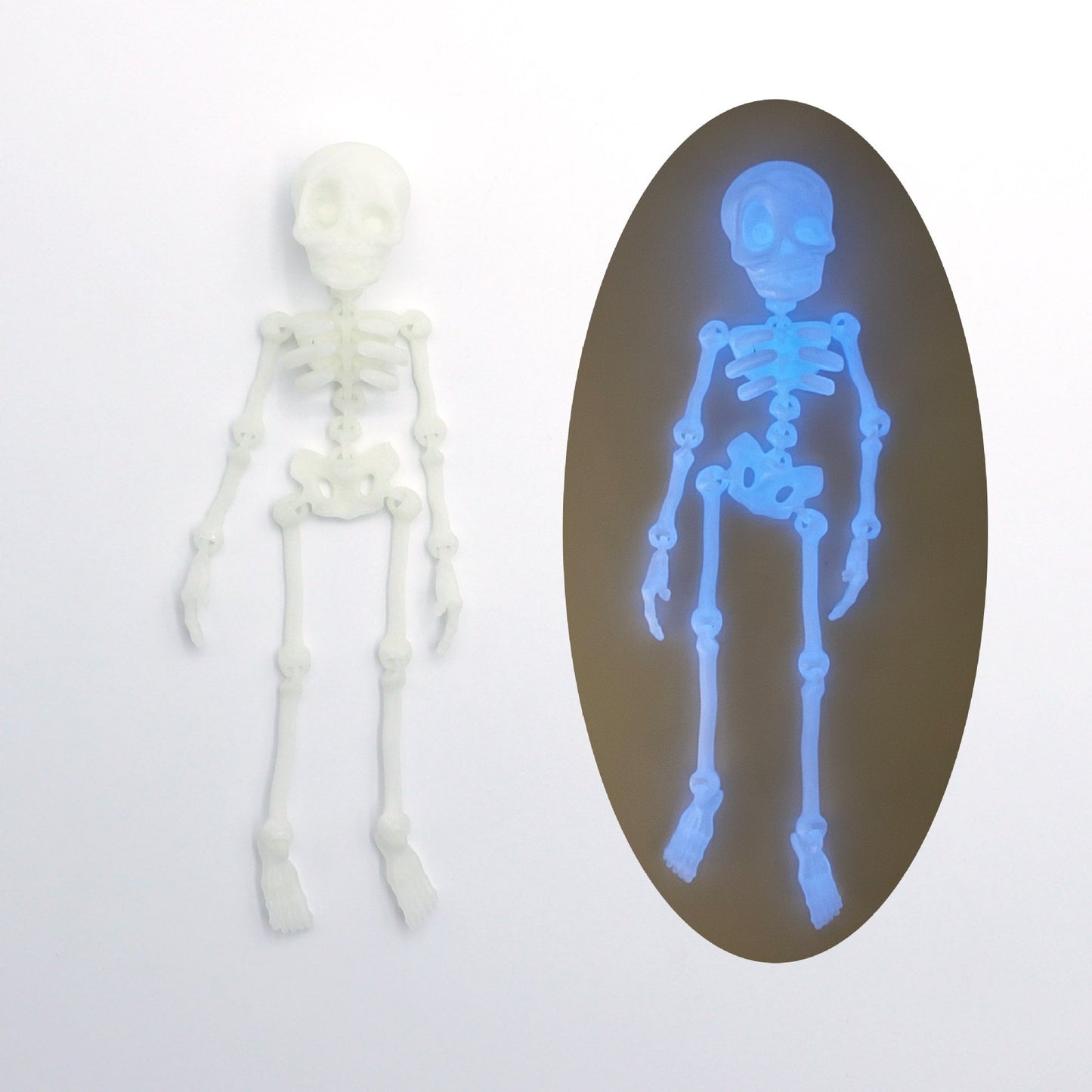 3D Printed Vintage Skeleton Magnetic Figurine ๐