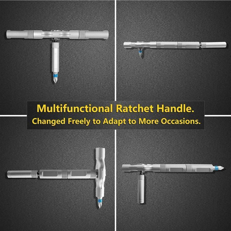 🔥24 in 1 DlY Screwdriver Set Magnetic Compact and Portable Ratchet Screwdriver by mysite