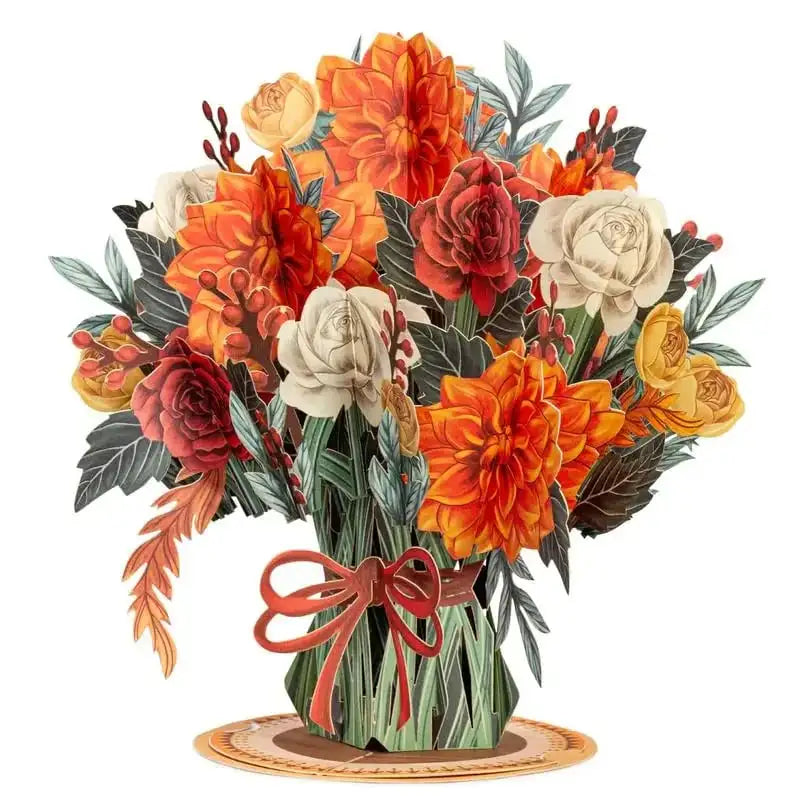 2-in-1 Gift & Décor for Every Moment🌸3D Flower Bouquet Pop Up Card by mysite