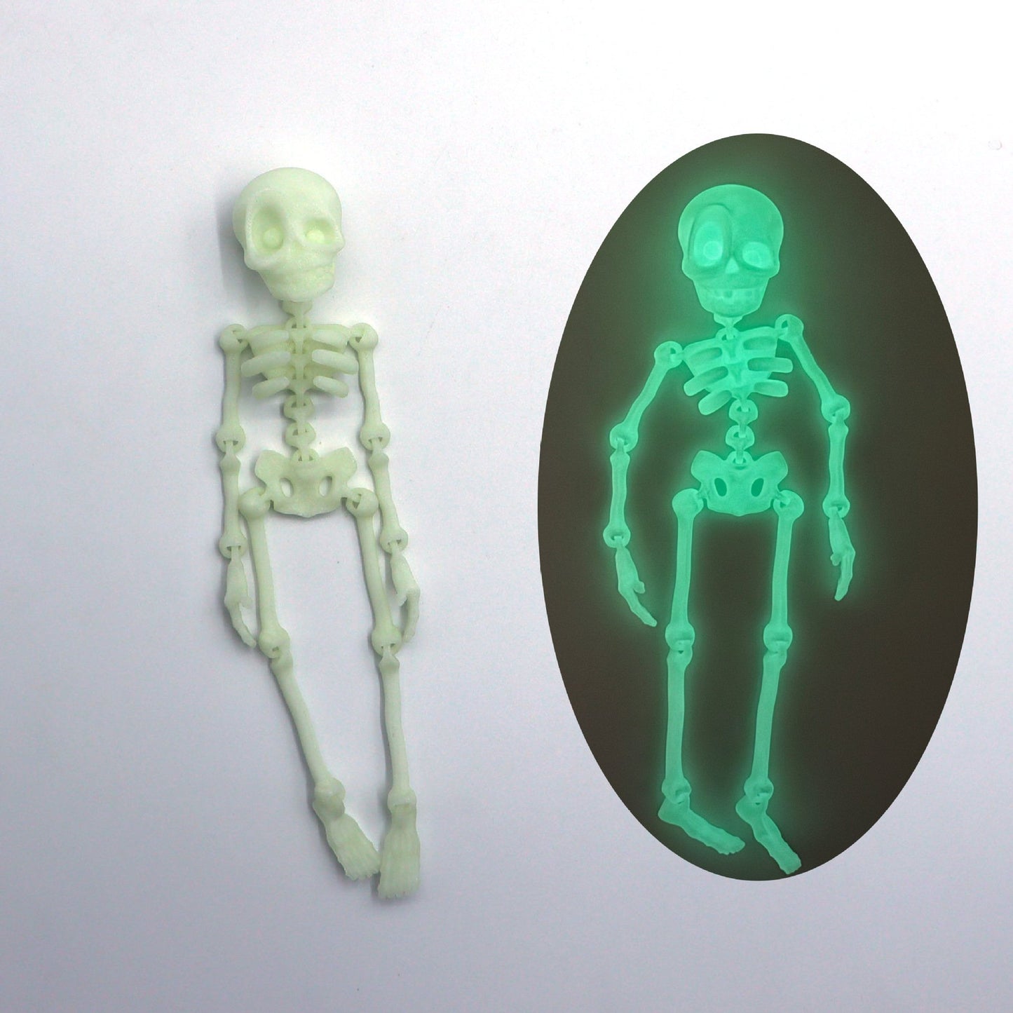 3D Printed Vintage Skeleton Magnetic Figurine ๐