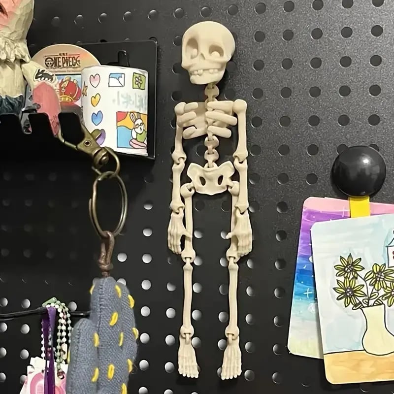 3D Printed Vintage Skeleton Magnetic Figurine ๐