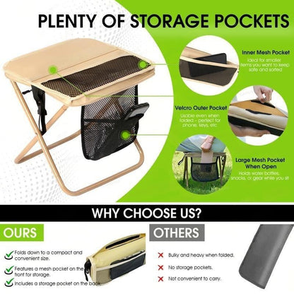 Camping Chairs, Christmas first choice, 1.5 lbs ultra light by mysite