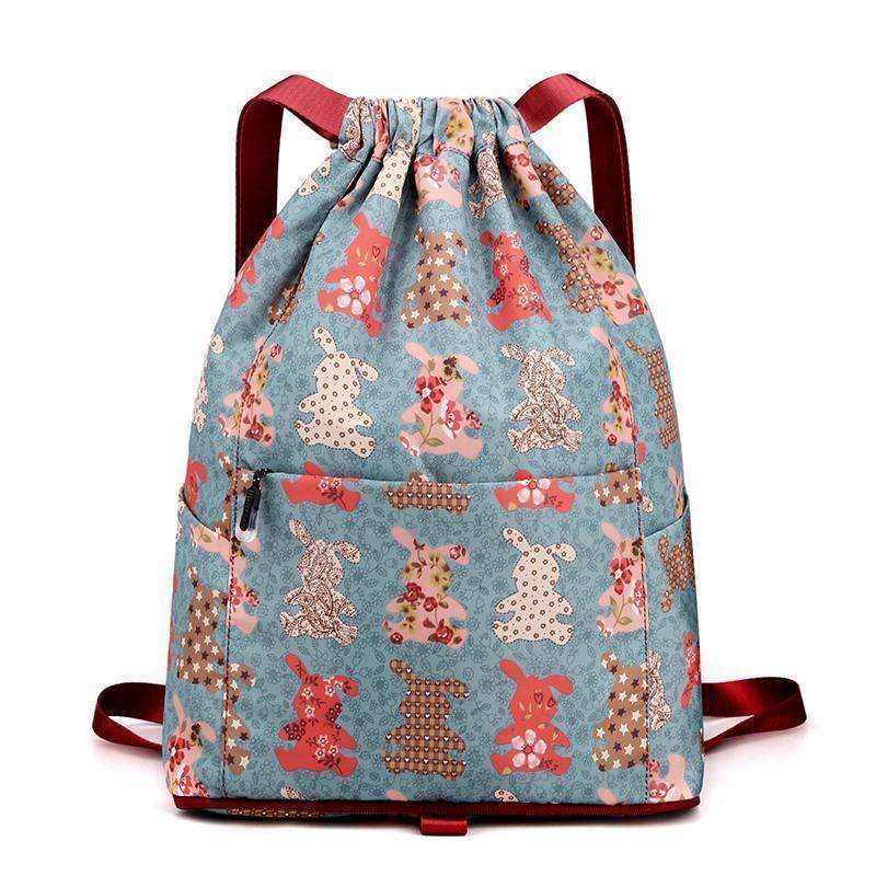 🔥Drawstring Foldable Large Capacity Travel Sports Backpack by mysite