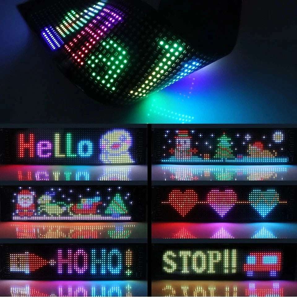 🔥Flash Sale✨DIY Car Dynamic LED Smart Colorful Eye Lamp Soft Screen
