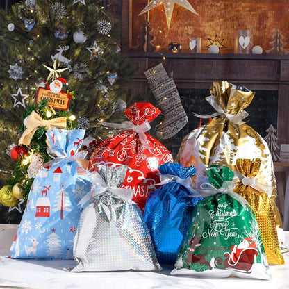 🎁Christmas Drawstrings Gift Bags