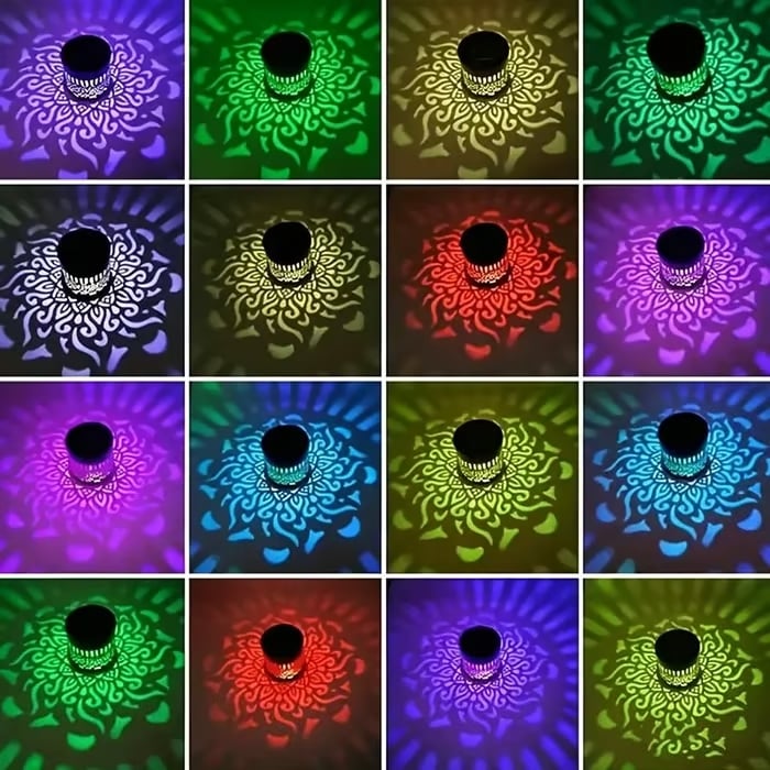 65K+ SOLD!✨Solar Mandala Wall Light | Outdoor Garden Fence Projector Lamp 🪐🌌 by mysite