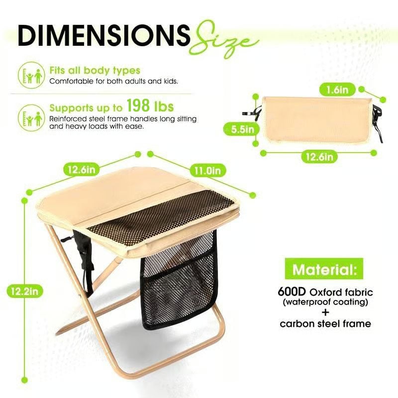 Camping Chairs, Christmas first choice, 1.5 lbs ultra light by mysite