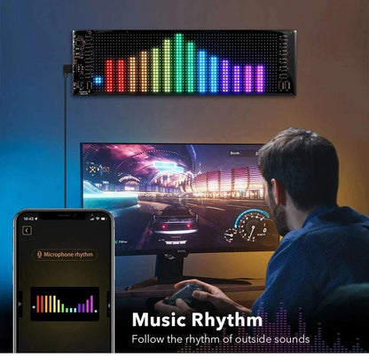 🔥Flash Sale✨DIY Car Dynamic LED Smart Colorful Eye Lamp Soft Screen