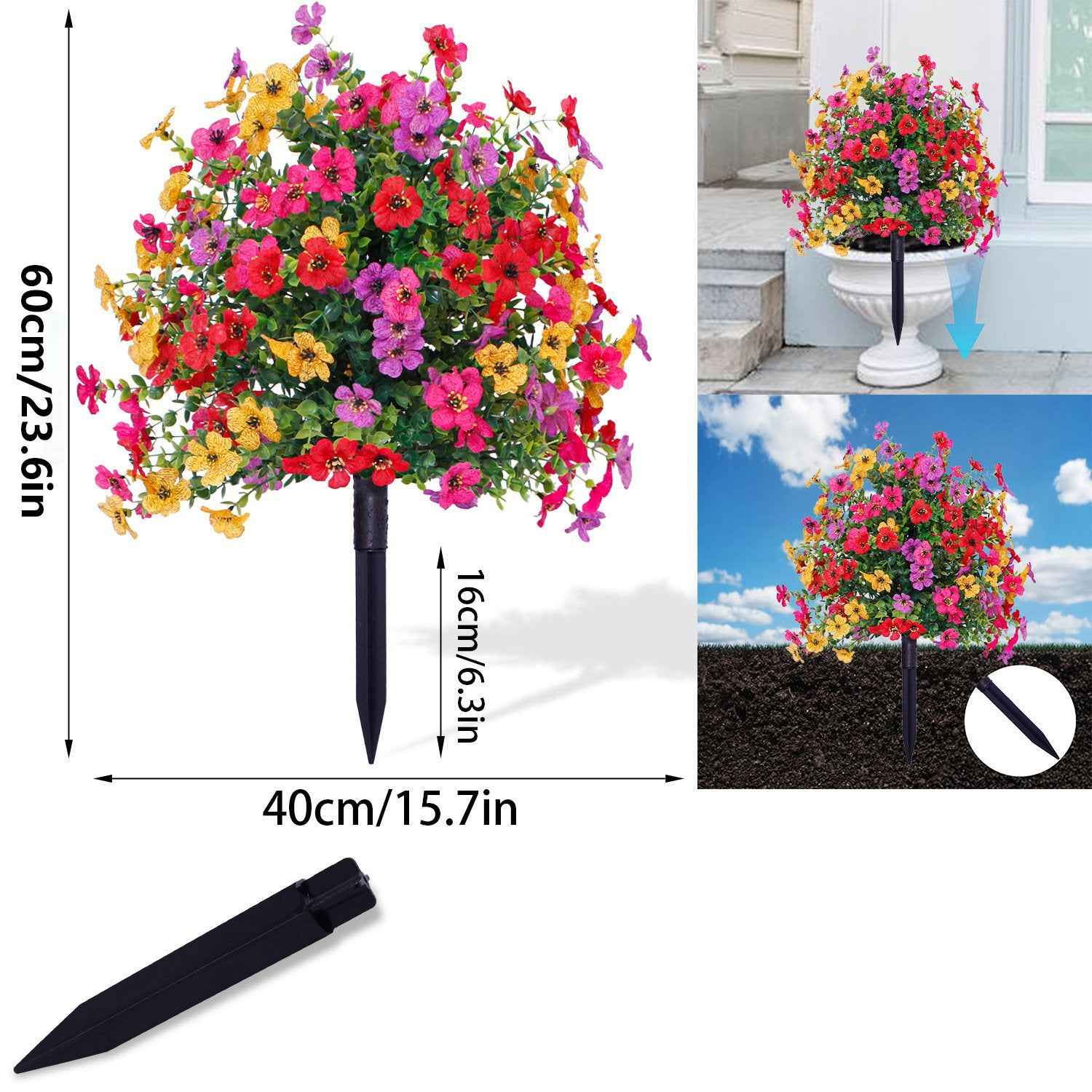 Last Day Promotion! 🔥Outdoor/Indoor UV Resistant & Waterproof Artificial Flower Decor ✅ by My Store