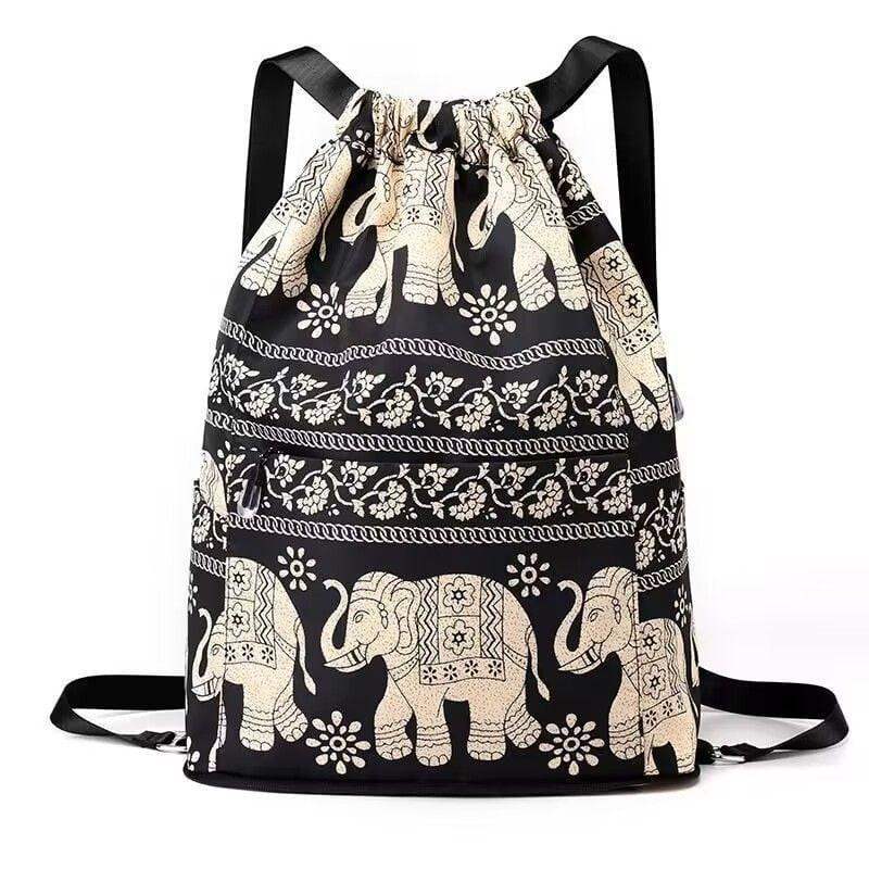 🔥Drawstring Foldable Large Capacity Travel Sports Backpack by mysite