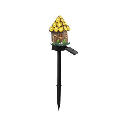 🌙✨✨Solar Mushroom Cottage Garden Light – Warm Fairy-Tale Glow for Flower Beds