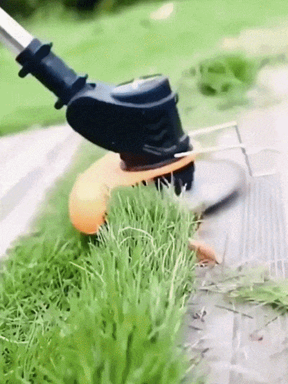 🌿 Lightweight Cordless Grass Trimmer – Quiet 9000 RPM Lawn Care Tool