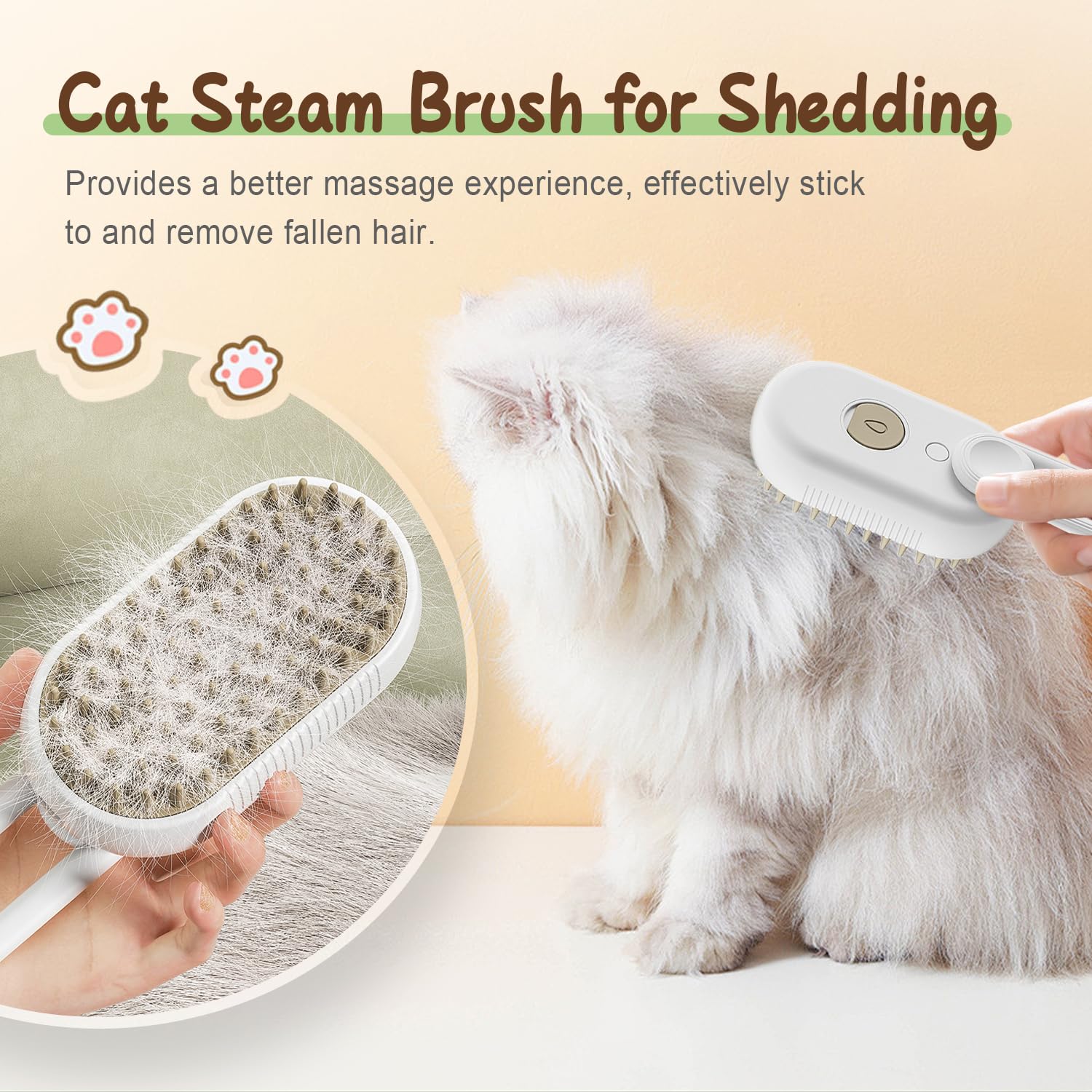 🎁Pet Grooming Brush With Spray by My Store