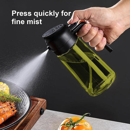 2-in-1 Oil Sprayer ⚫ Light-Blocking | 16oz/470ml 📏