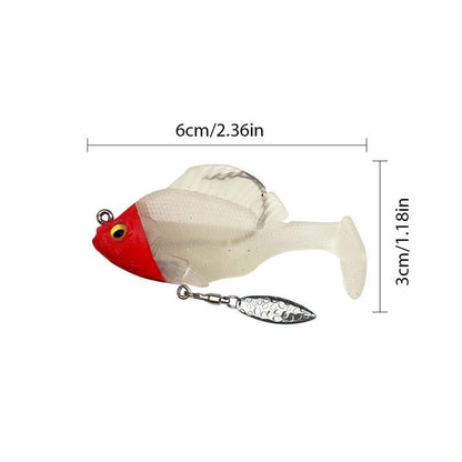 🏆#1 Best Seller ⏰6Pcs Multiple Pre-Rigged Jig Head Soft FishingLures