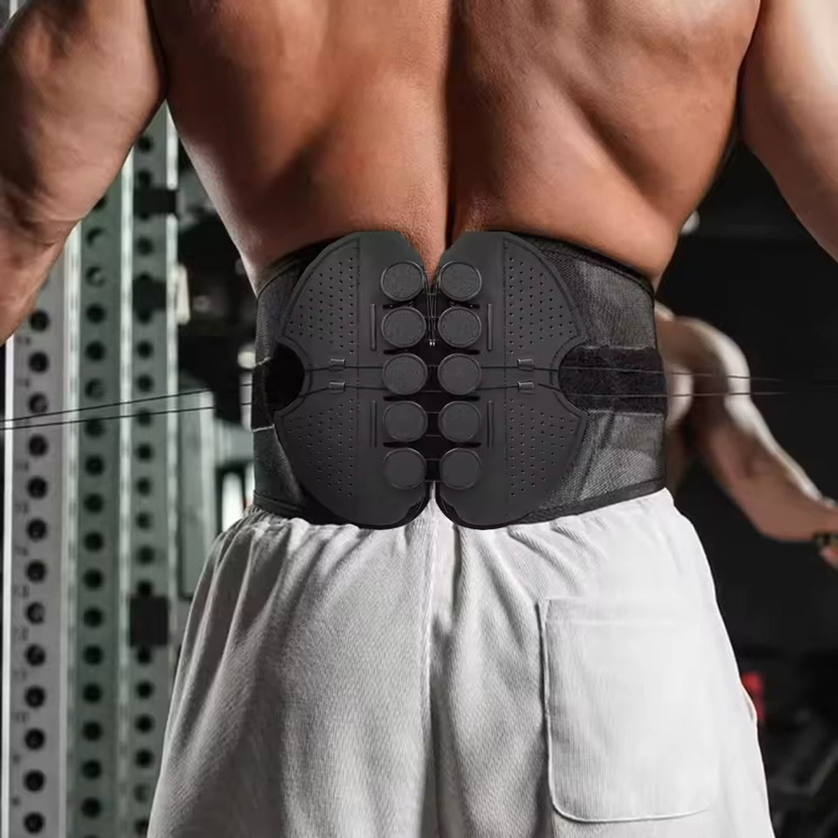 🧘Adjustable Lumbar Support Belt – Lower Back Brace💪