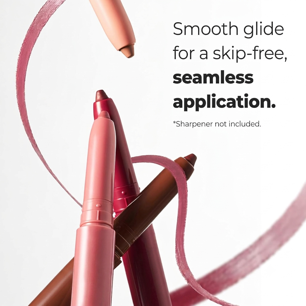 Smooth skip-free Easy Glide Lip Liner application