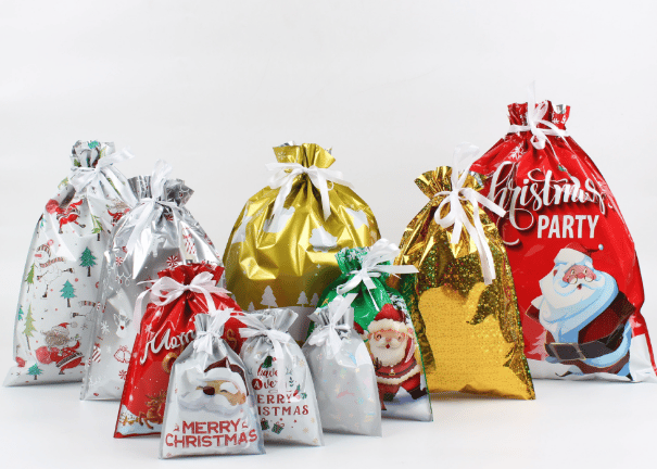 🎁Christmas Drawstrings Gift Bags