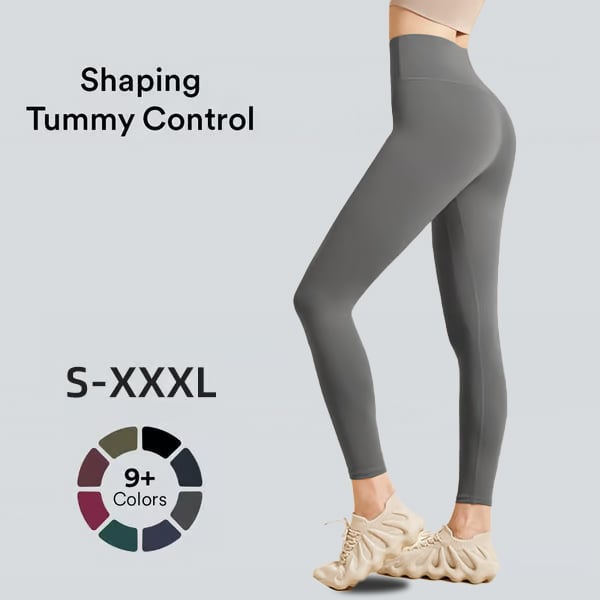 🔥Medium-high waist Tummy Control Shaping Training Leggings