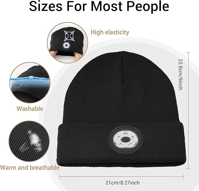🔥🎄LED Bluetooth Beanie