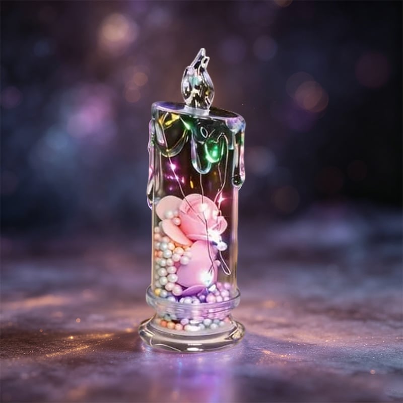 🌹Realistic Rose Candle Lights — Battery-Powered, Smoke-Free LED Roses for Home Decor, Weddings, Parties & Gifts ✨