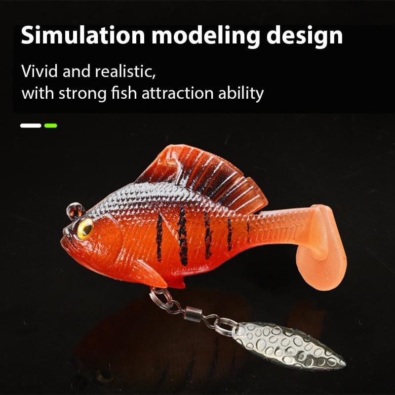 🏆#1 Best Seller ⏰6Pcs Multiple Pre-Rigged Jig Head Soft FishingLures