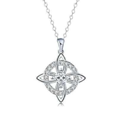 ✨ Mystical Birthstone Witches Knot Necklace – Natural Crystal 🔮💞Protect Your Loved Ones