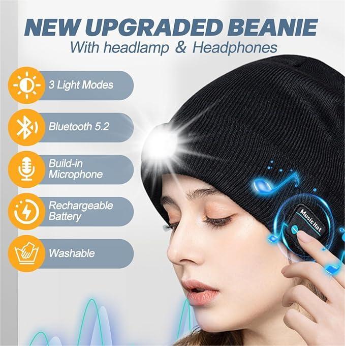 🔥🎄LED Bluetooth Beanie